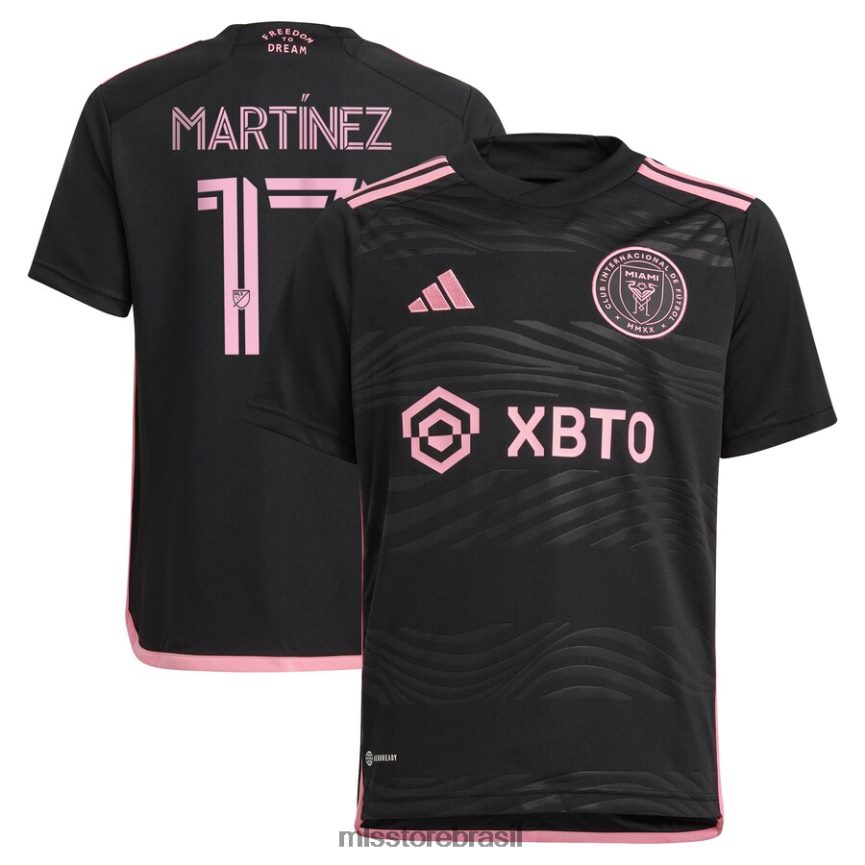 camisa br MLS Jerseys crianças inter miami cf josef martinez adidas black 2023 la noche replica player jersey 2V2RND295