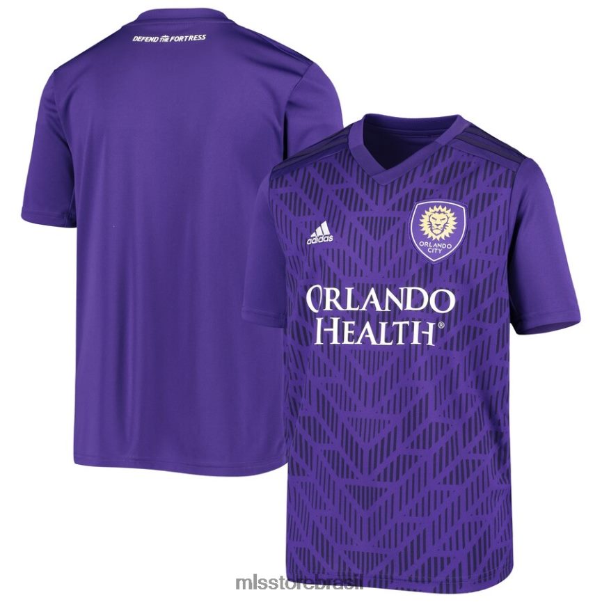 camisa br MLS Jerseys crianças adidas orlando city sc home replica jersey 2V2RND289